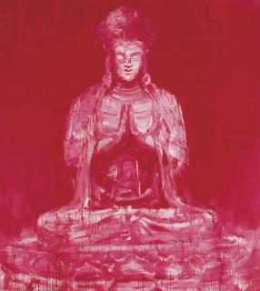 Yan Pei-Ming - Guanyin Buddha