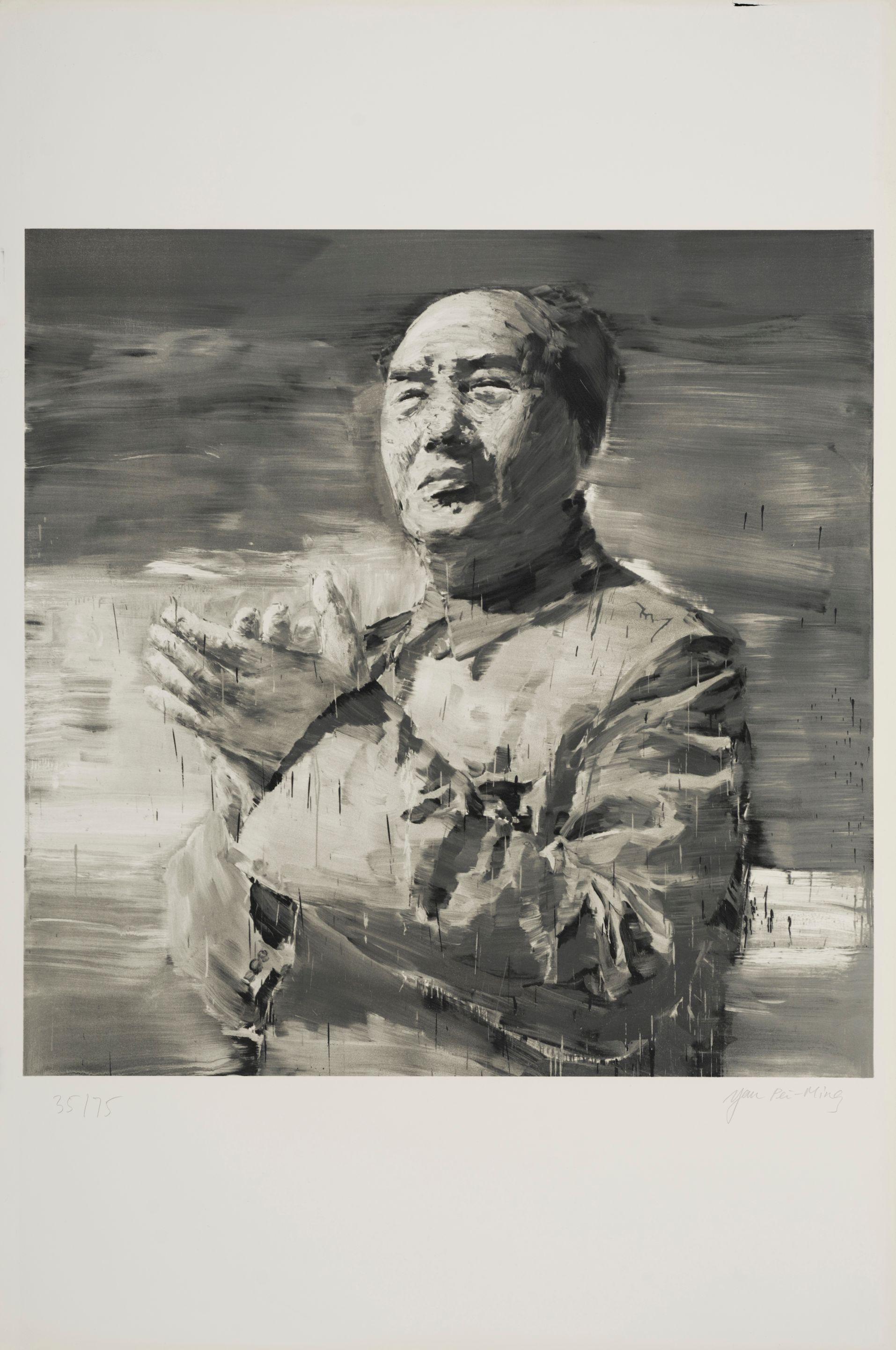 Yan Pei Ming - Icones, Mao, 2013
