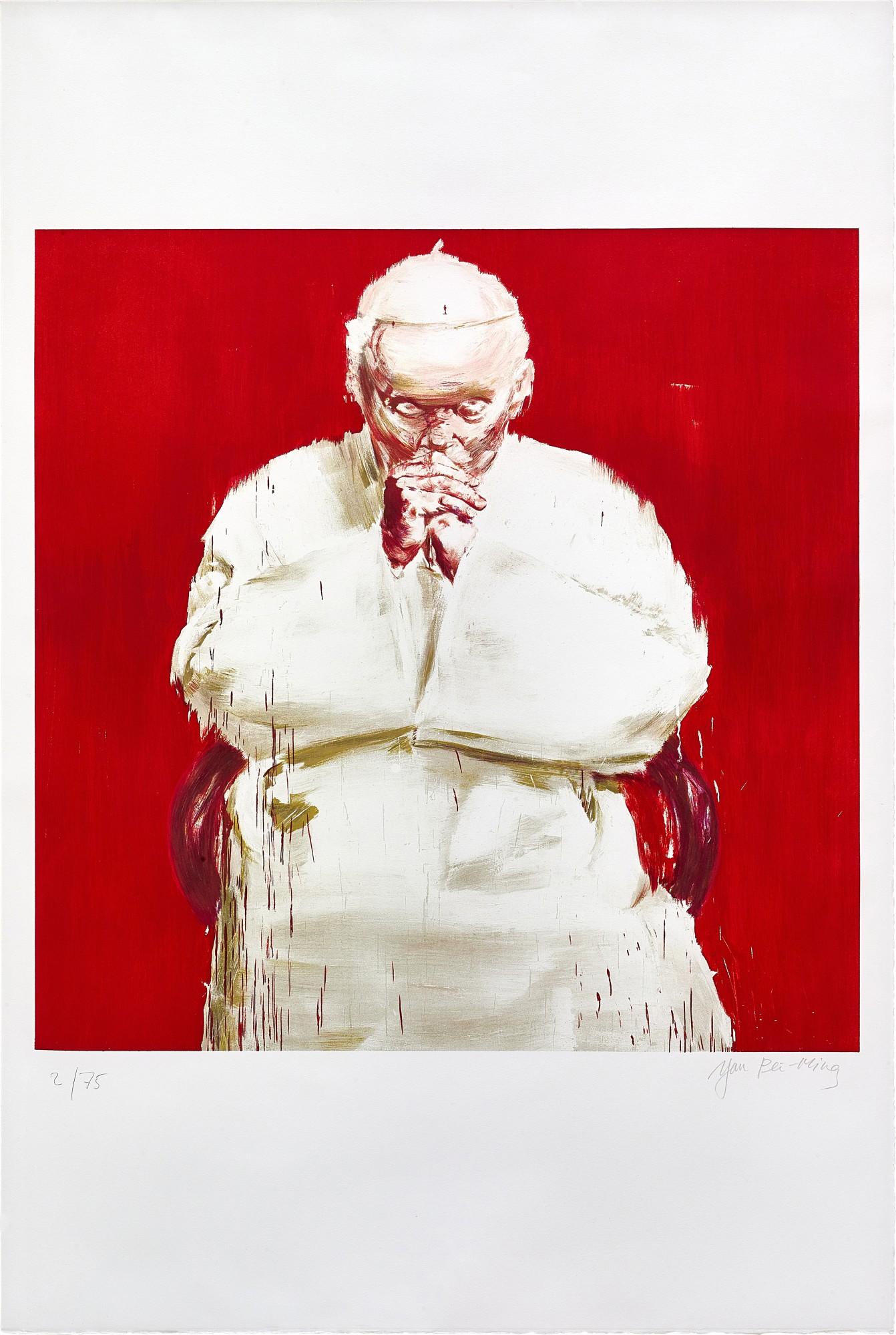 Yan Pei-Ming - Icons - Jean Paul II