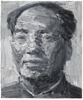 Yan Pei-Ming - Mao Chinese Vermillion #9