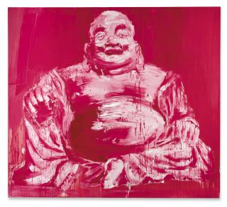 Yan Pei-Ming - Mitreya Buddha