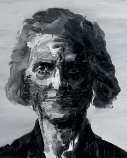 Yan Pei-Ming - Portrait de B. G.