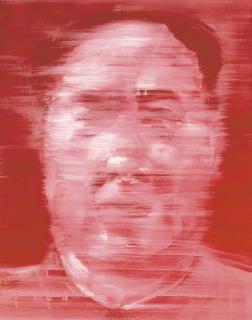 Yan Pei-Ming - Soleil Rouge III (Mao)