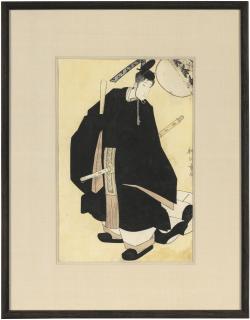 Yanagawa Shigenobu - Momotsuru of the Kaideya as the God of Writing (Mizukuki no kami)