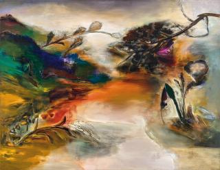 Yang Chihung - A Passage to Tranquility(Painted in 1994)