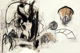 Yang Chihung - Skull And Shell (Diptych)