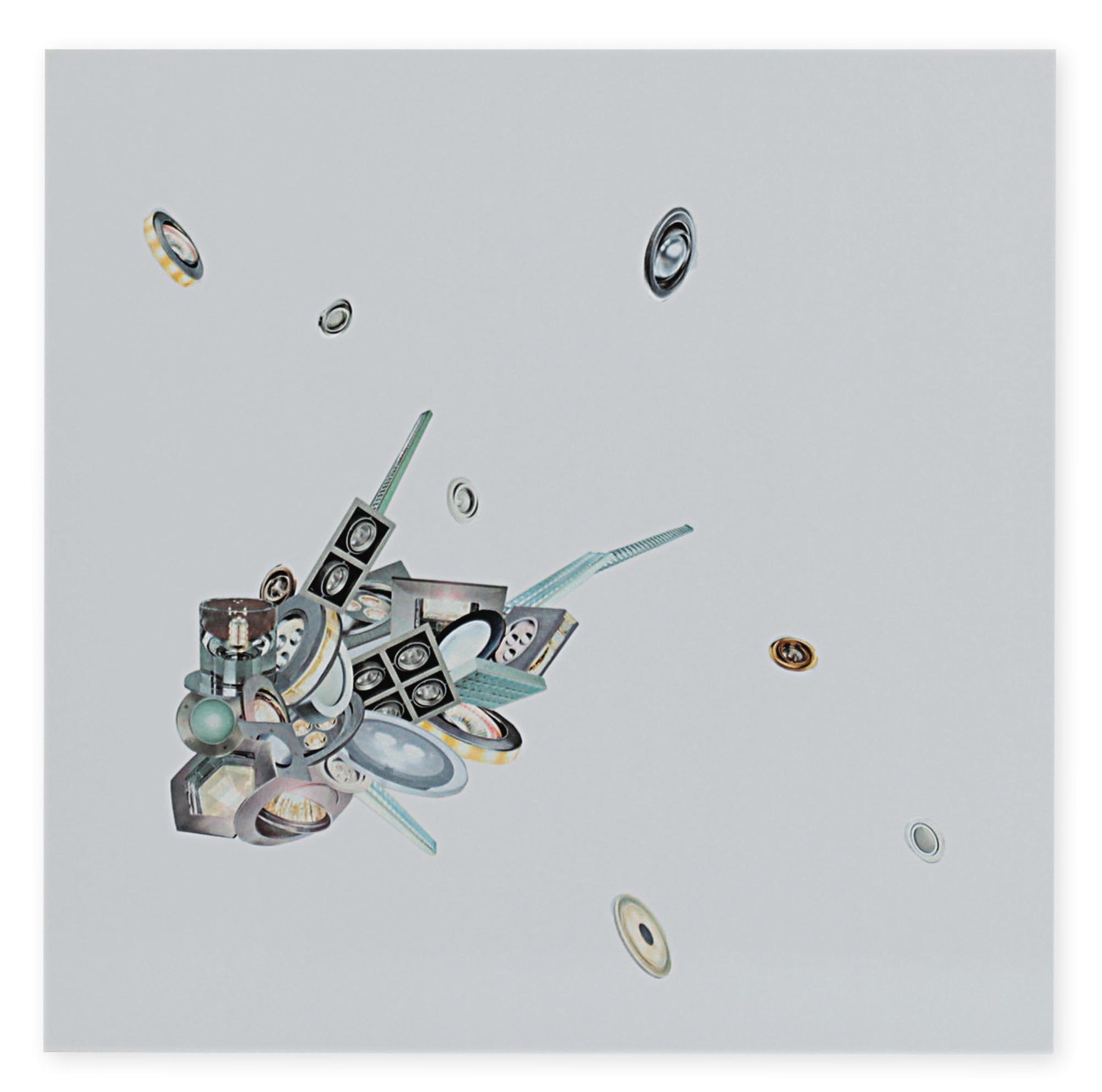 Yang Haegue - Hardware Store Collage - Bauhaus Built-In Lights #1