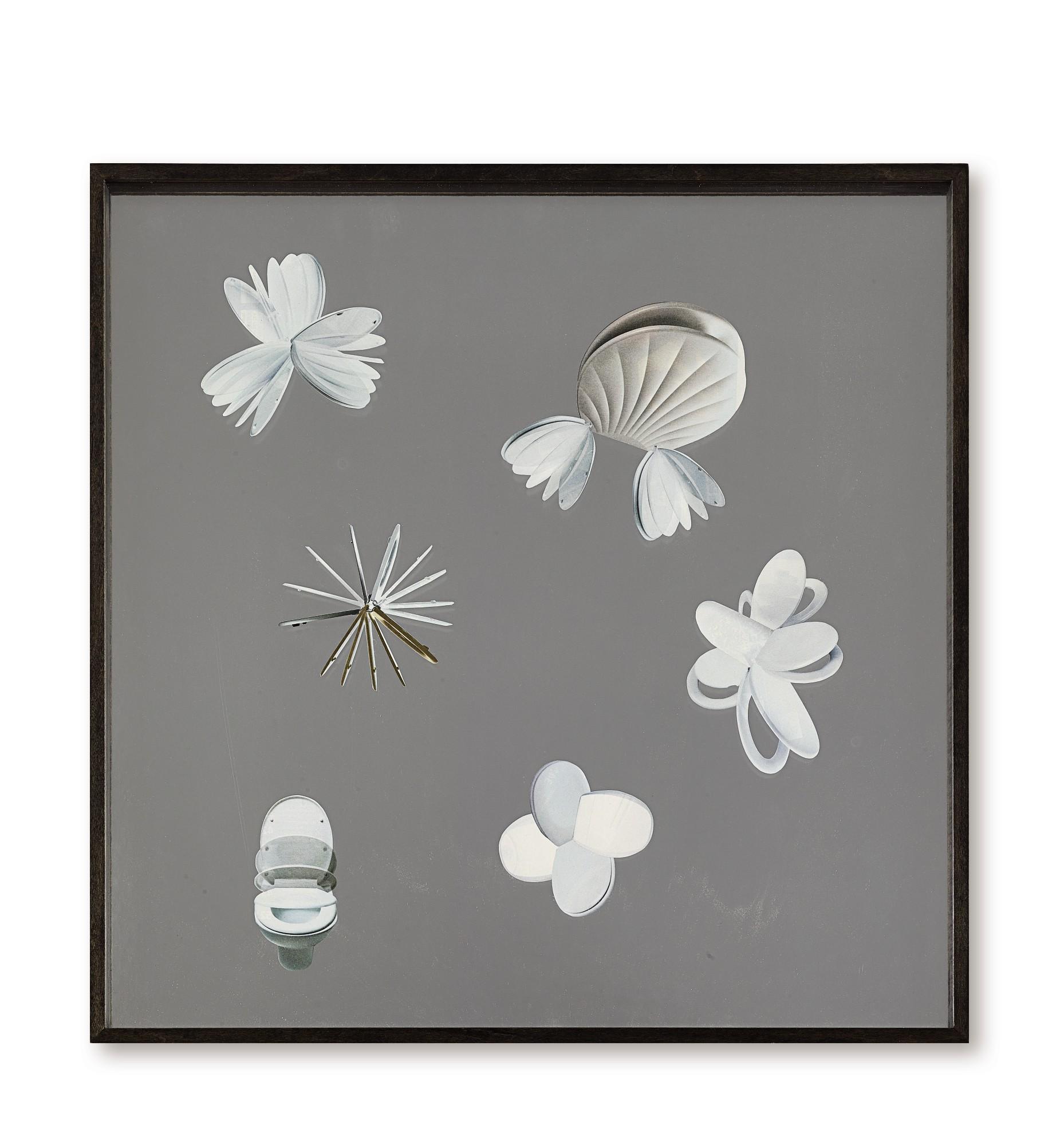 Yang Haegue - Hardware Store Collage - Bauhaus Toilet Seats #1