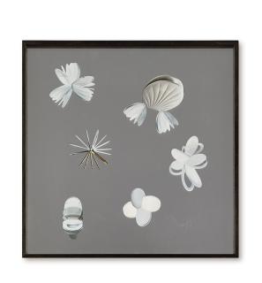 Yang Haegue - Hardware Store Collage - Bauhaus Toilet Seats #1