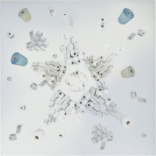 Yang Haegue - Hardware Store Collage - Schöfer Cleaning Paper, Toilet Paper And Cash Register #1