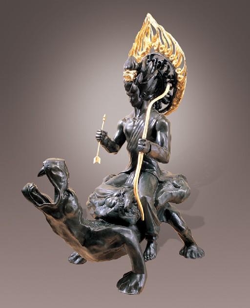 Yang Mao Lin - Wu-Kong Deva rides on auspicious monster