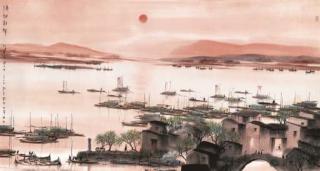 Yang Mingyi - Sunrise over the Lake