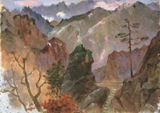 Yang Qiuren - Mist among the mountains