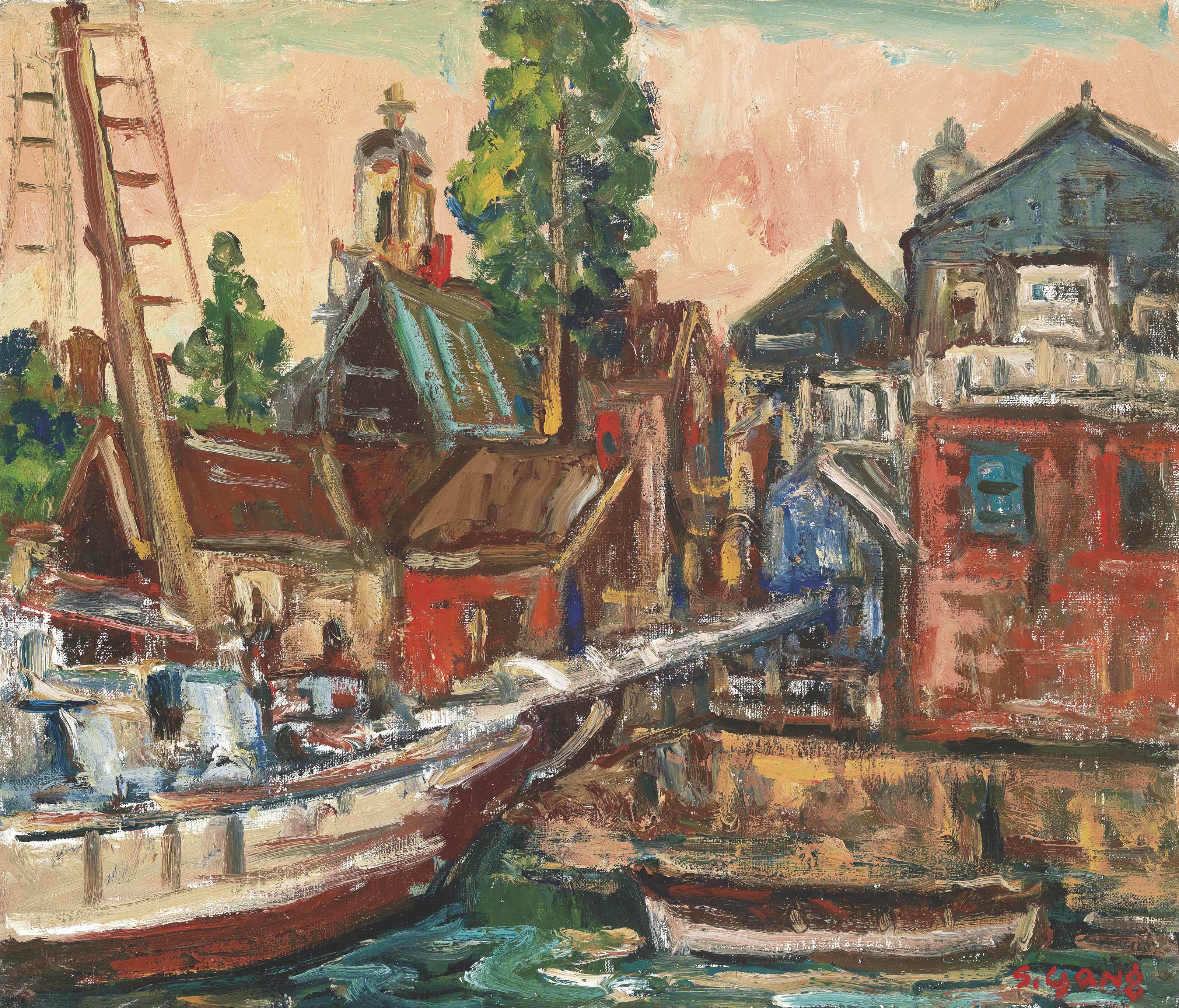 Yang Sanlang - Dock at Danshui