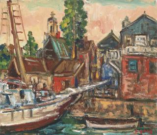 Yang Sanlang - Dock at Danshui