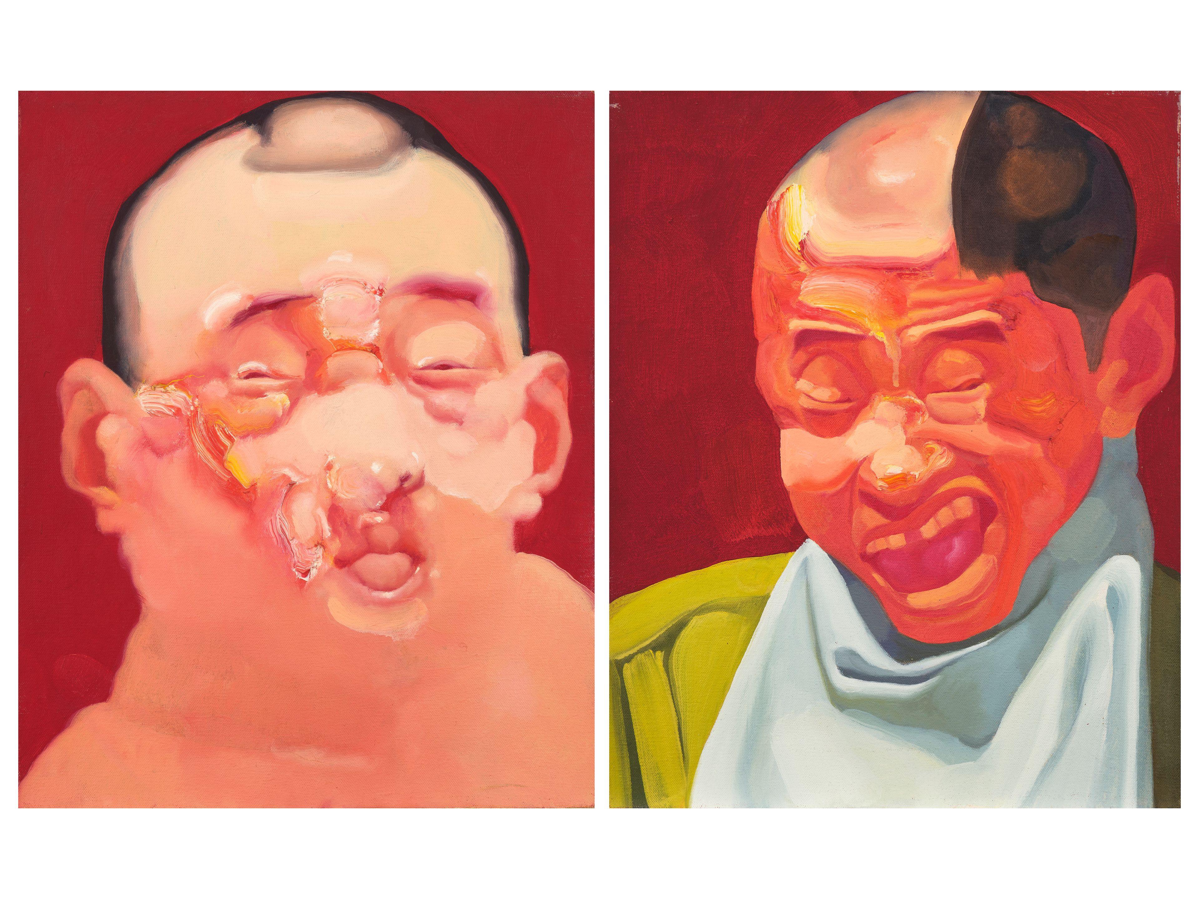 Yang Shaobin - Police Series No. 36 & 56 (Two Works)