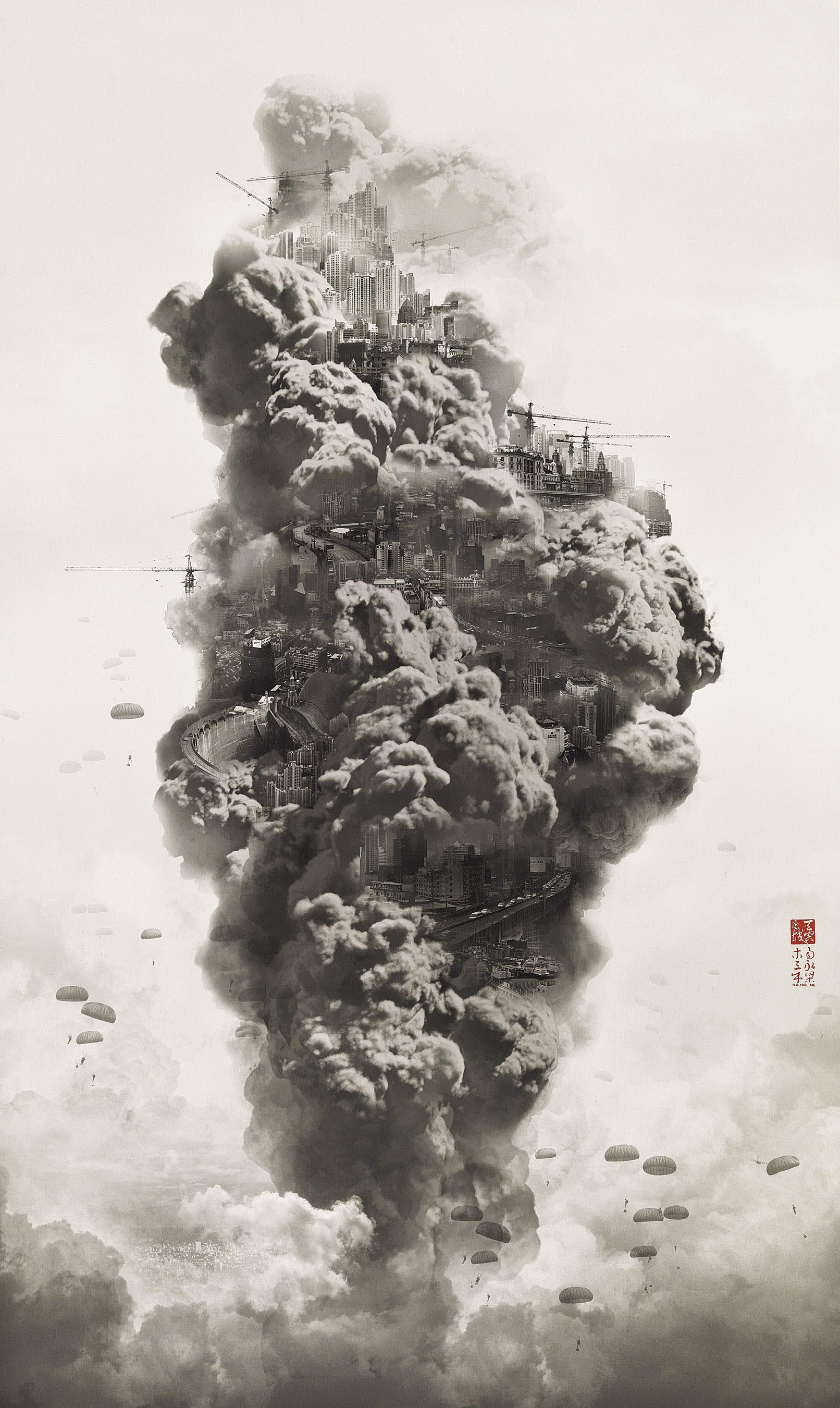Yang Yongliang - Heavenly City - Untitled 2