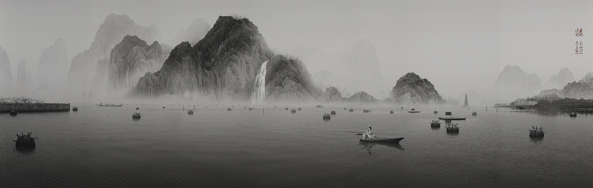 Yang Yongliang - Peach Blossom Colony - Lonely Angler