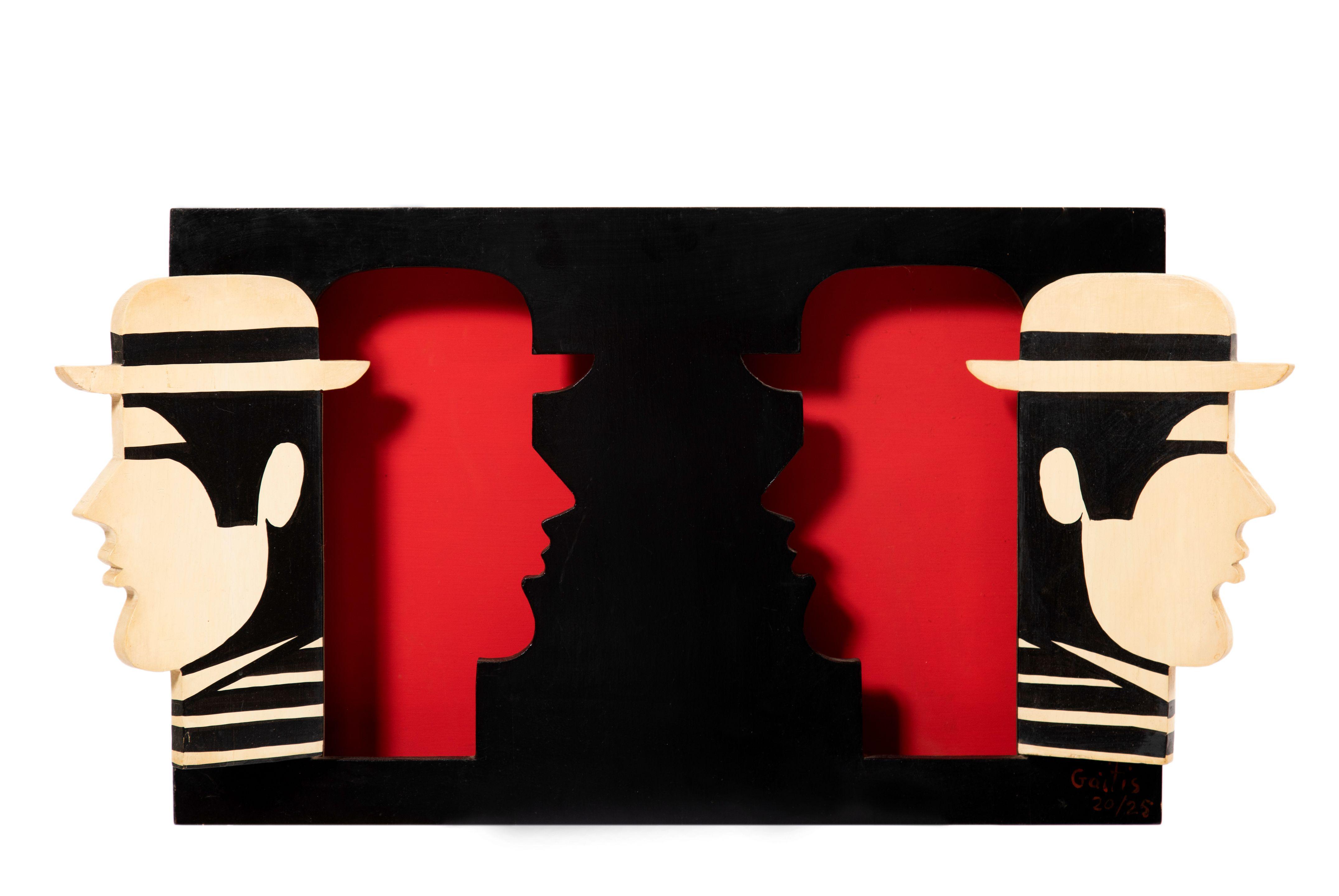 Yannis Gaïtis - Figures sur fond noir