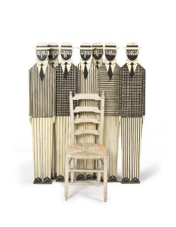 Yannis Gaïtis - Monsieur le directeur 154 x 123.5 x 50cm (60 5/8 x 48 5/8 x 19 11/16in).