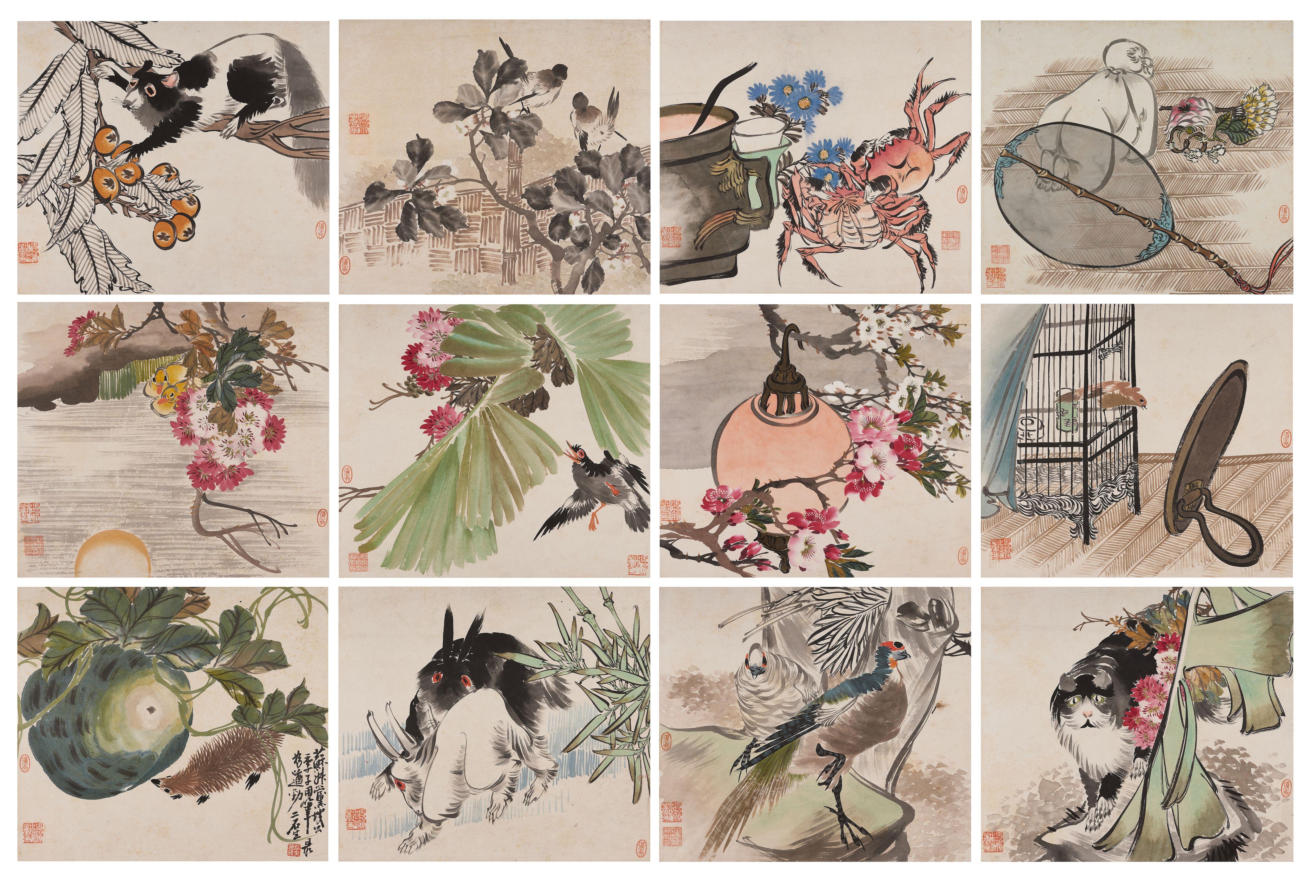 Yao Xie - Album of Flowers, Birds and Animals