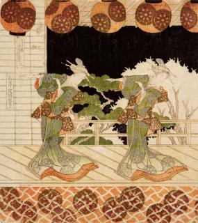 Yashima Gakutei - Furuichi Dance