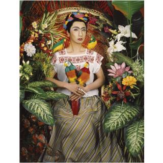 Yasumasa Morimura - An Inner Dialogue With Frida Kahlo (Four Parrots)