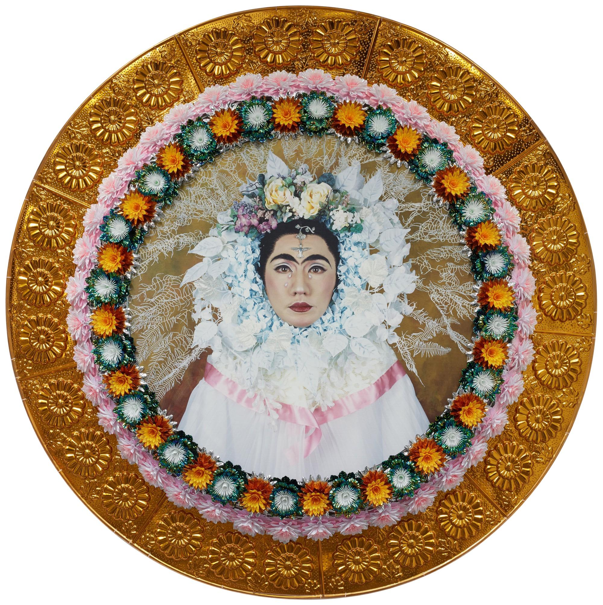 Yasumasa Morimura - An Inner Dialogue with Frida Kahlo (HANAWA/Flower Wreath and Tears)