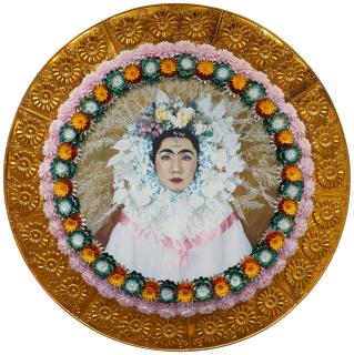 Yasumasa Morimura - An Inner Dialogue with Frida Kahlo (HANAWA/Flower Wreath and Tears)