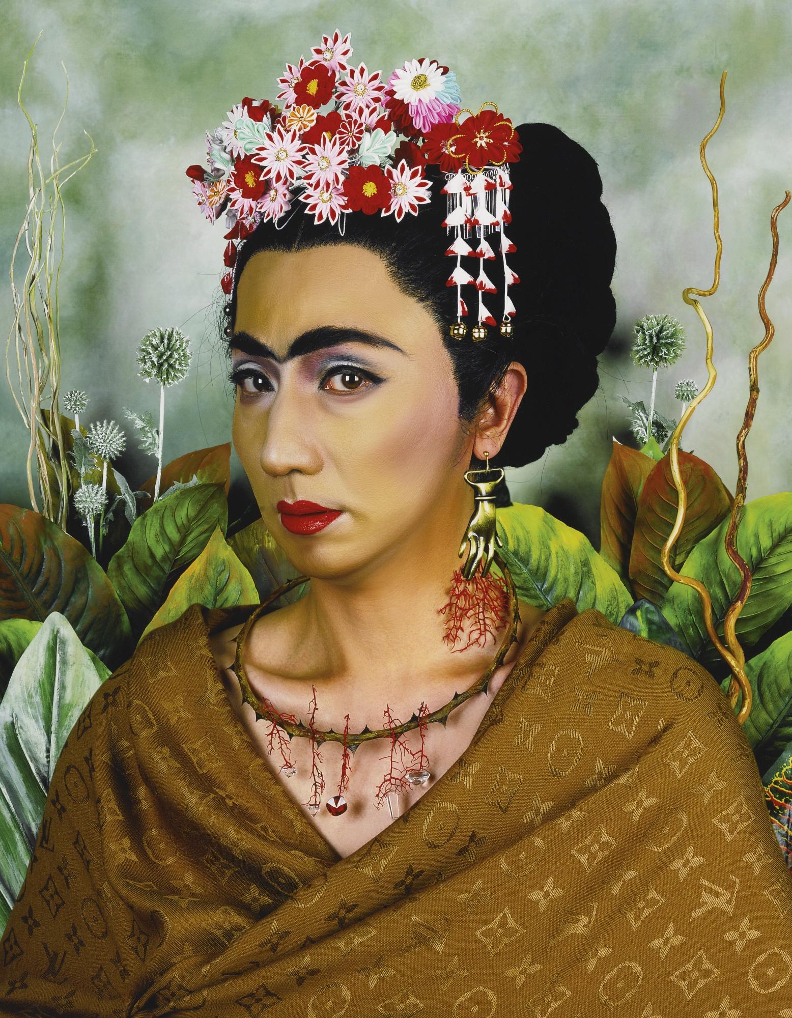Yasumasa Morimura - An Inner Dialogue With Frida Kahlo (Hand-Shapped Earrings)