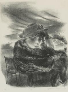 Yasuo Kuniyoshi - Café No. 2 (Davis L-67)