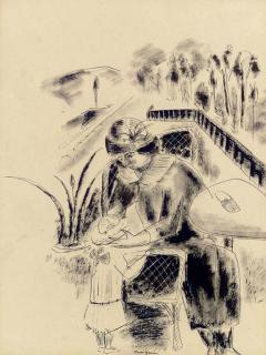 Yasuo Kuniyoshi - Mother and Child