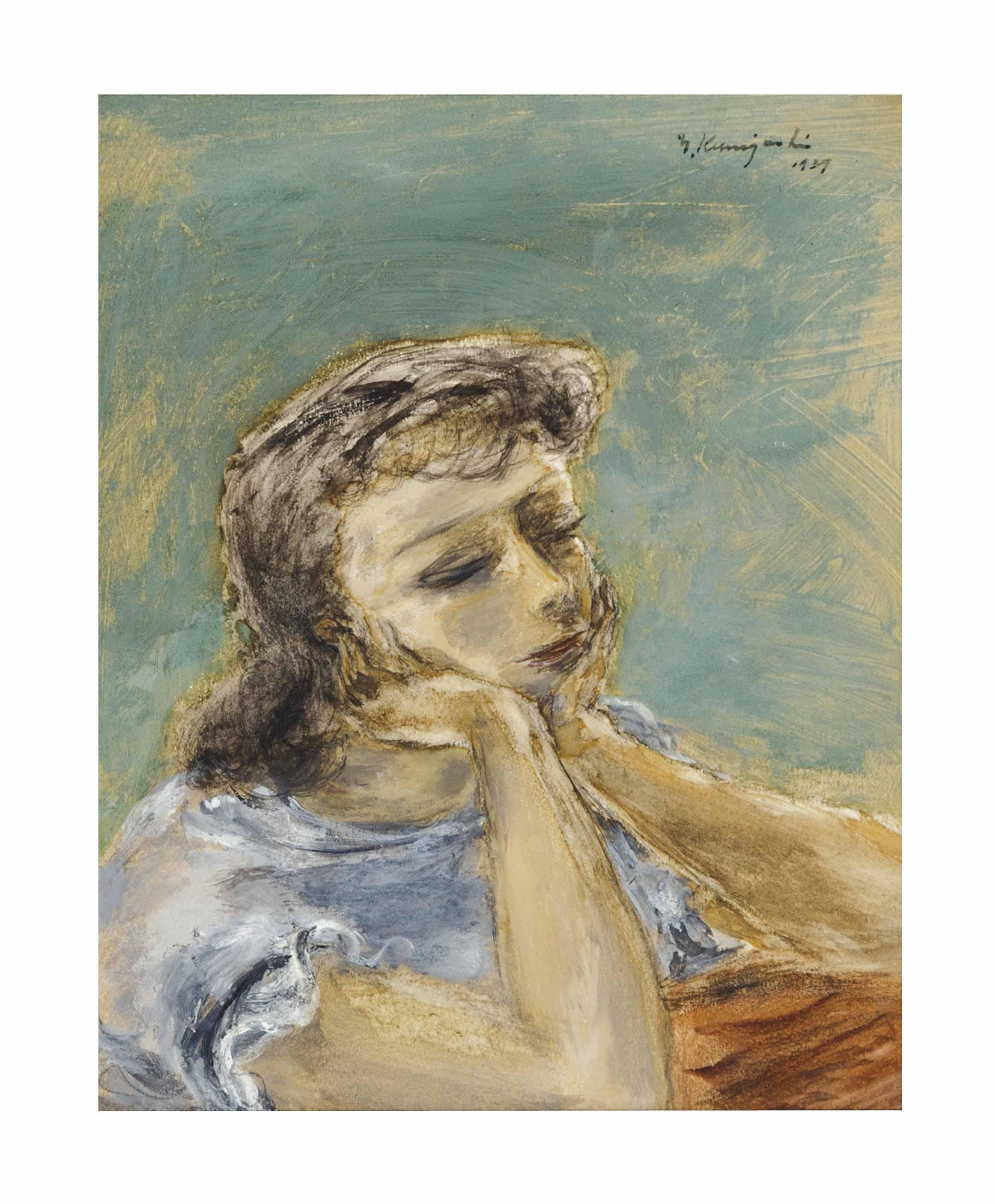 Yasuo Kuniyoshi - Portrait of a girl