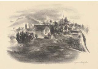 Yasuo Kuniyoshi - South Berwick, Maine (Davis L66)