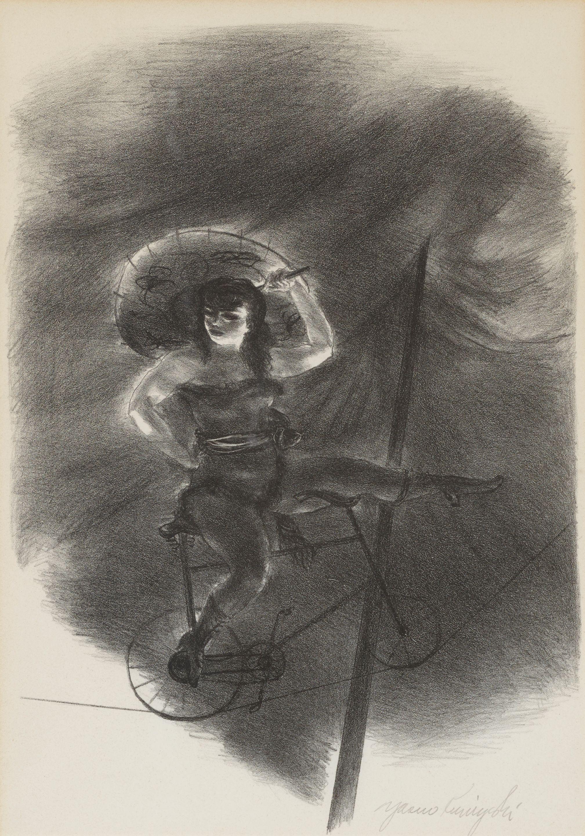 Yasuo Kuniyoshi - Wire Cyclist