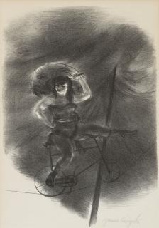 Yasuo Kuniyoshi - Wire Cyclist