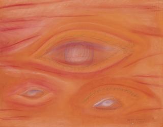 Yayoi Kusama - Clouds In The Dusk (Red Clouds)