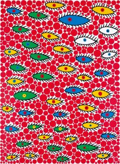 Yayoi Kusama - Eye Flying In The Sky(Executed In 2006)