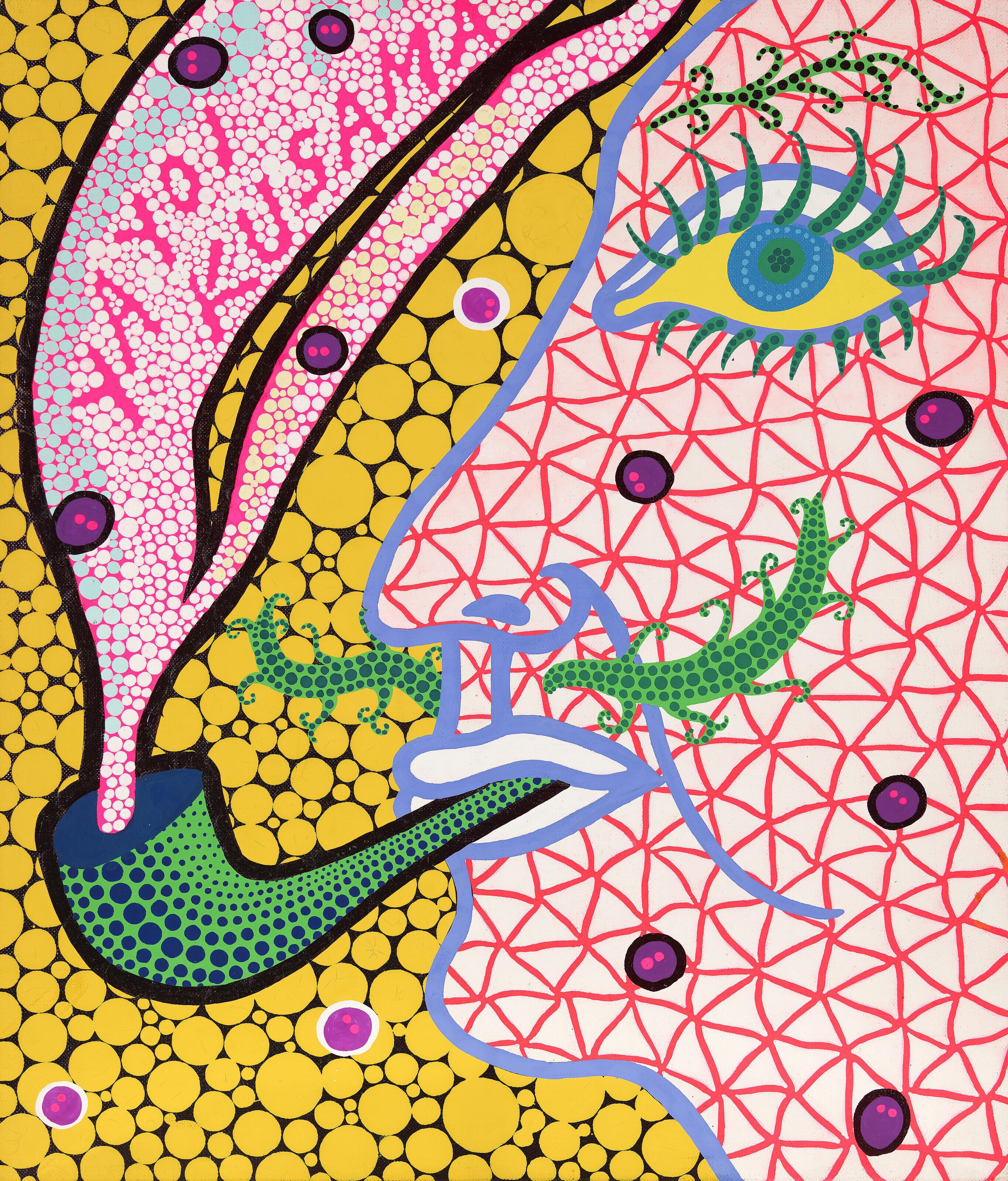 Yayoi Kusama - Fantasizing in the Smoke