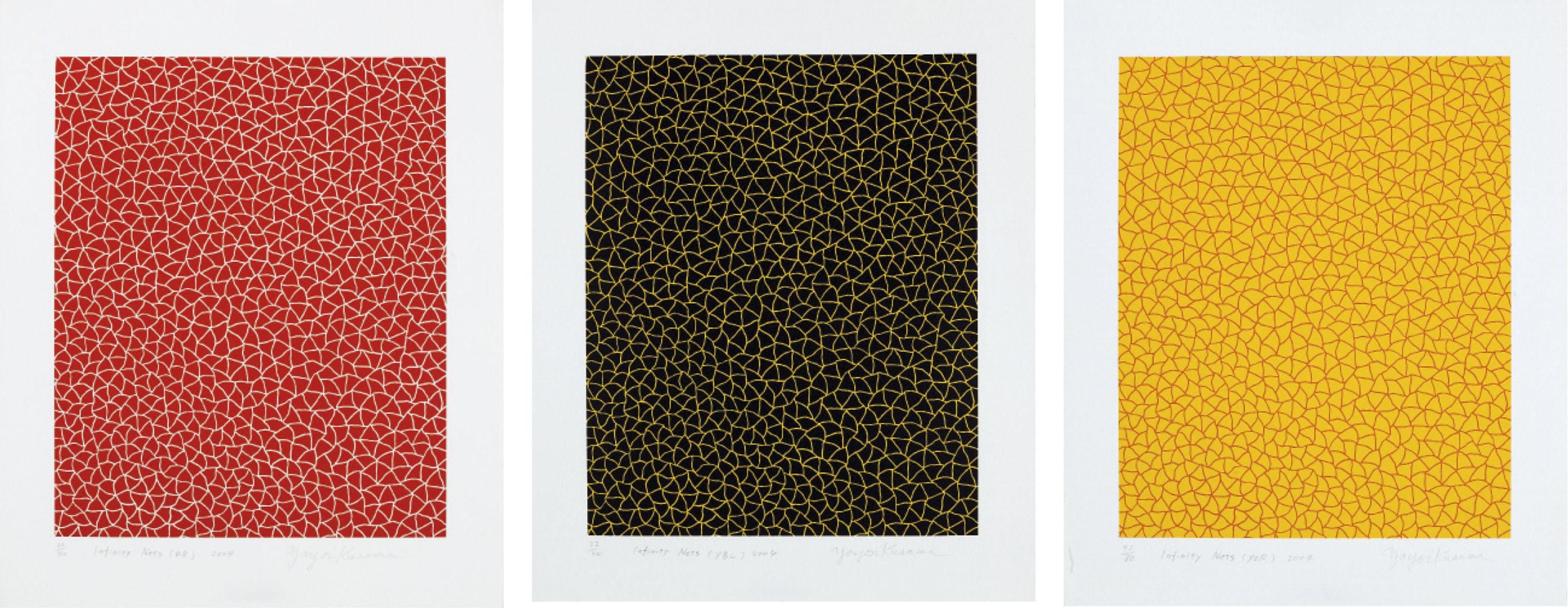 Yayoi Kusama - Infinity Nets (WR, YBL, & YOR)