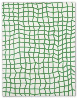 Yayoi Kusama - Interminable Nets (Green no. 53)