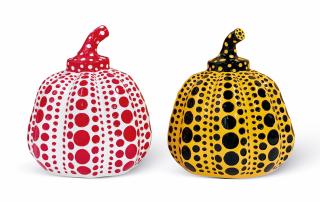 Yayoi Kusama - Pumpkin (Set Of Two Pieces) (Executed In 2015)
