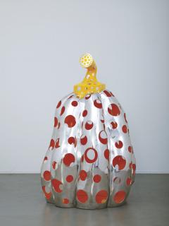 Yayoi Kusama - Reach Up to the Universe — Dotted Pumpkin (Yellow)
