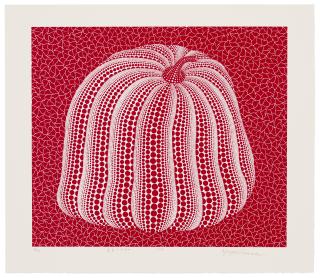 Yayoi Kusama - Red Coloured Pumpkin