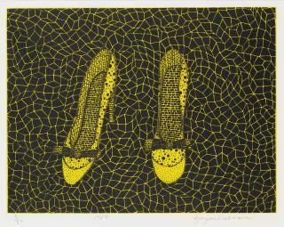 Yayoi Kusama - Shoes: three plates