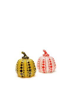 Yayoi Kusama - Two Pumpkins, Yellow and Black / Red and White, 2013; 2015