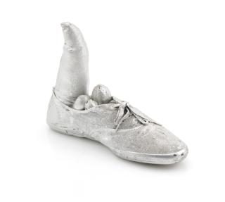 Yayoi  Kusama - Untitled (Silver shoe)
