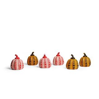 Yayoi Kusama - Yellow and Red Pumpkins (6 works)