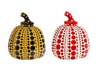 Yayoi Kusama - Yellow Pumpkin and Red Pumpkin