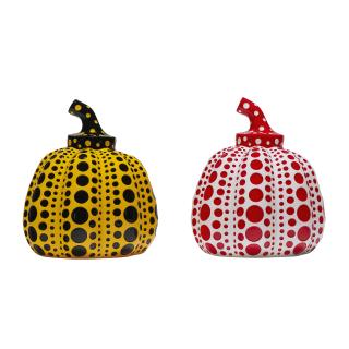 Yayoi Kusama - Yellow Pumpkin and Red Pumpkin